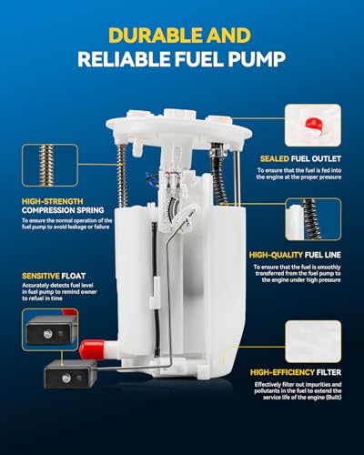 Image of PHILTOP Electric Fuel Pump Assembly FG1174 Fit for Lexus IS250, Lexus IS350