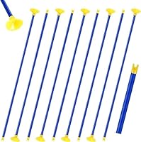 Esteopt 12 Stücke Ersatz Saugnapf Pfeile Spielzeug Bogenschießen Ersatz Pfeile mit Ersatzpfeile 42 cm für Jungen und Mädchen Spielzeug Bogen, Innen und Außen Bogenpfeile (Blau)…