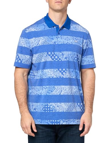 Polo de golf adidas pour swinguer sans gêne vêtement respirant bleu S