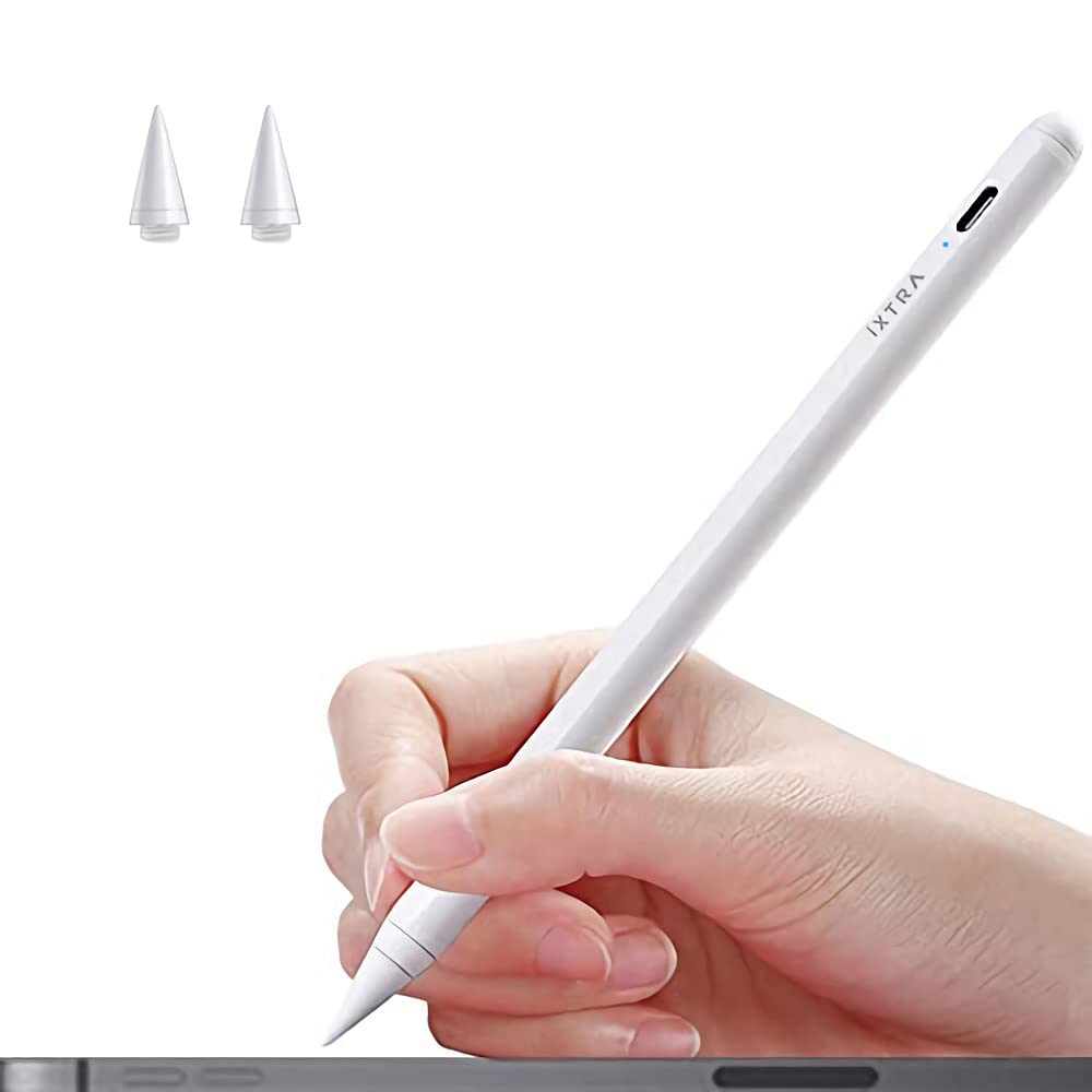 Ixtra Stylus Pencil For Ipad With Palm Rejection Active Pen Compatible With 2018 2021 Apple Ipad Pro 11 12 9inch 5th Gen Ipad 6th 7th 8th 9th Mini 6th 5th Air 3rd 4th Precise Drawing
