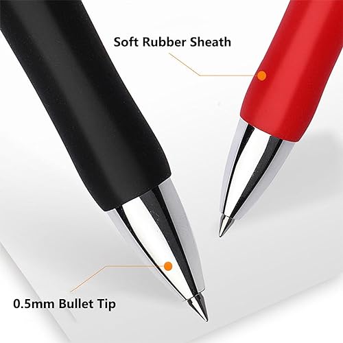 Pack de 2 bolígrafos gel retractil punta 0.5mm tinta azul miniatura 4