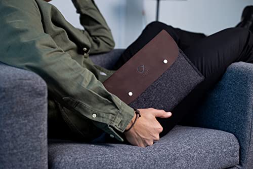 iPad Pro Sleeve iPad Sleeve 11 Inch iPad 10.2 Sleeve 9th 8th 6th 5th 4th Generation 2022 2021 2020 10.2 10.5 10.9 11-inch Also available for iPad with Smart Magic Keyboard Folio. Genuine Leather - Image 4