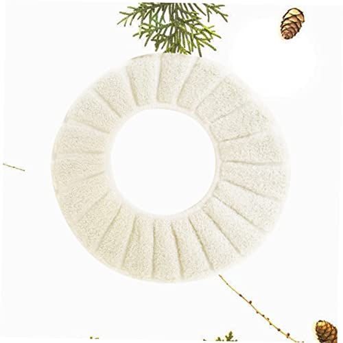 Cabilock Länglicher Toilettensitzbezug Fuzzy-Toilettensitzbezug Toiletteneinlagen Länglicher Gepolsterter Toilettensitz Gepolstertes Toilettensitzkissen Dehnbare Toilettensitzauflagen – Bild 6
