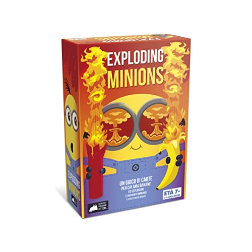 Asmodee - Exploding Minions - Gioco da Tavolo dai Creatori di , Party Game, 2-5 Giocatori, 7+ Anni, Edizione in Italiano - Gadget - Immagine 1