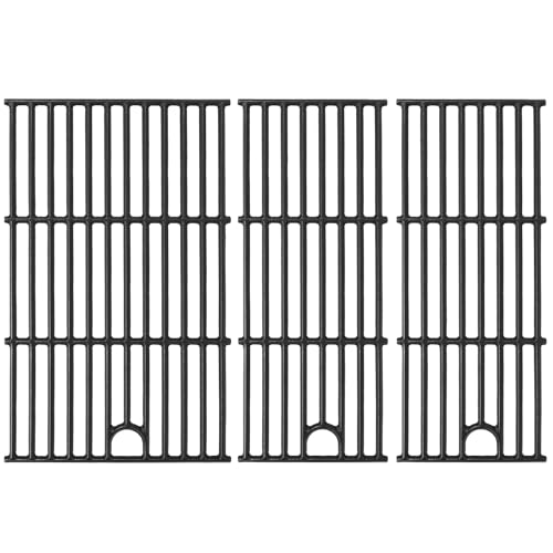 Grimate Cooking Grates for Charbroil Performance Grill - 463365021 463365522 463352521 463350521, Grill Grates for 463366022 463350722 463352021,Cast Iron, 17', 3 Packs