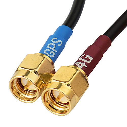 Superbat Gps + 4G Lte Combination Antenna Magnetic Mount With Sma Connector For Gps Navigation Head Unit Car Telematics 4G Lte Mobile Cell Booster System #TOP2