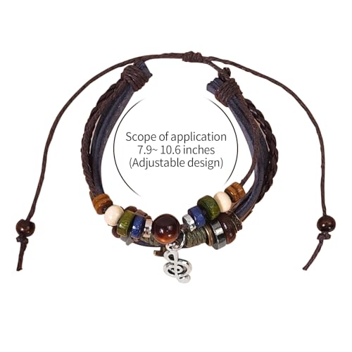 Handmade Multi-Strand Beaded Bracelet,Fairy Core Grunge Accessories,Hippie Clothes for Women Bohemian,Therian Bracelet for Men,Boho Style Clothing Girl Jewelry3