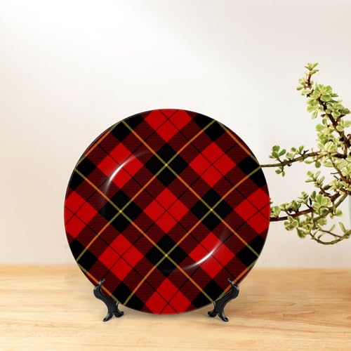 Plato decorativo Dyale 10 pulgadas Tartan miniatura 6