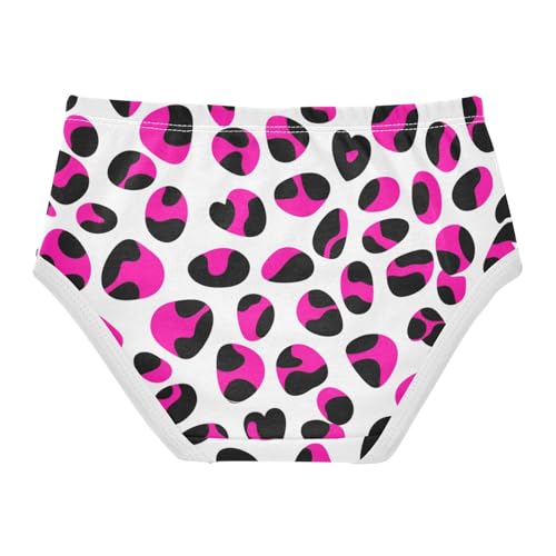 Animals Toddler Girls Underwear 2t Cotton Panties Little Girl Leopard Print Pink Black White Kids Undies Briefs2