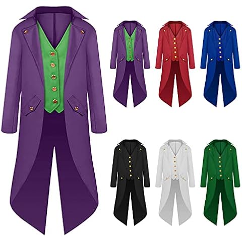 Boys Gothic Victorian Tailcoat Jacket Cover