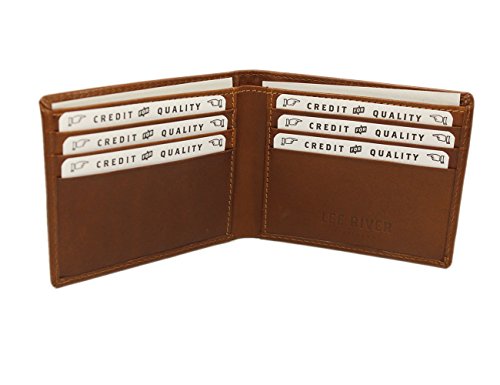 Biddy Murphy Irish Leather Wallet Black Celtic Wolf Hound Design Made in Ireland (Brown)2