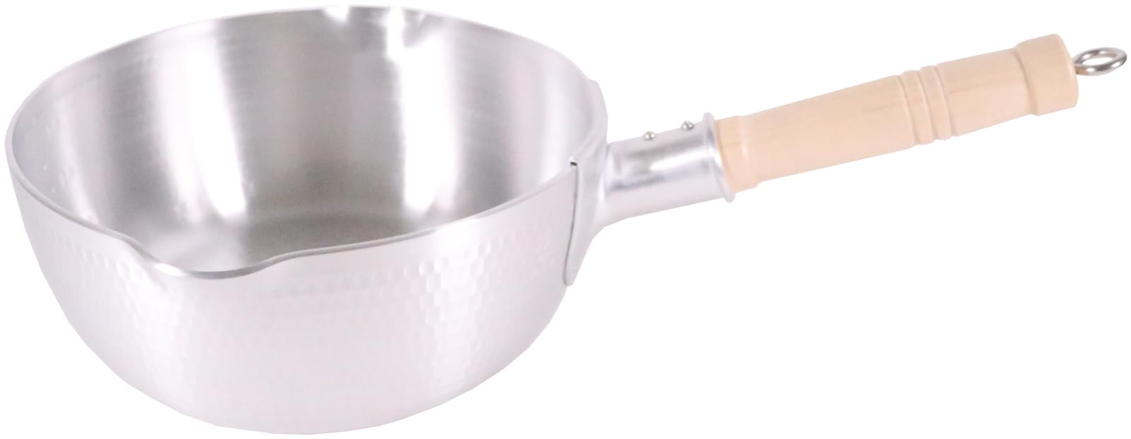 Amazon｜中尾アルミ製作所 ナカオ アルミ打出 ヤットコ雪平鍋 24cm｜雪