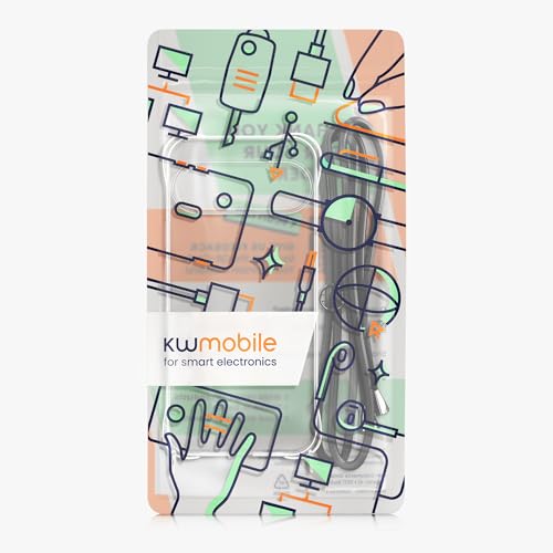 kwmobile Crossbody Case Compatible with Google Pixel 10 Pro XL Case - Clear TPU Phone Cover w/Lanyard Cord Strap - Transparent/Black - image 7