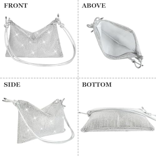Image of OSDUE Evening Bag Clutch Purses for Women, Rhinestones Purse, Sparkling Envelope Evening Bag