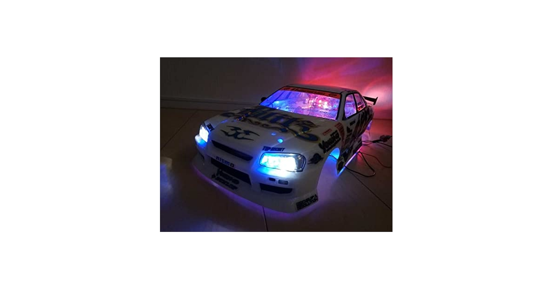 BLITZ ER34 D1 SPEC ボディセット Banzai Hobby - Yokomo 1/10th Scale D1 Spec BLITZ ER34 Drift