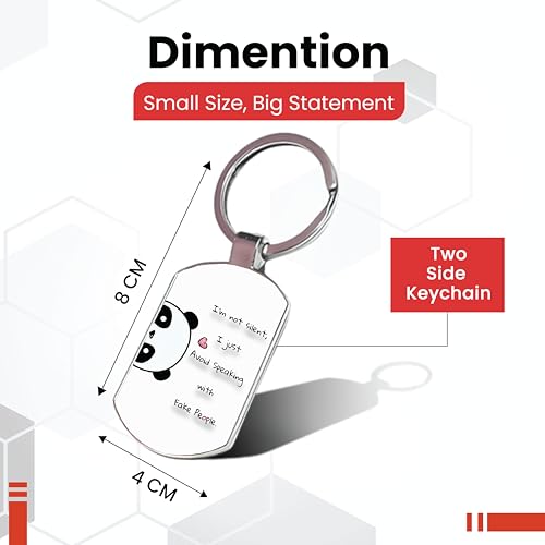 Image of Premium Printed Metal Keychain for Men & Women | High-Definition Artwork Print | Durable Key Ring for Car, Bike, Home & Office Keys | Stylish Decorative Key Holder Gift