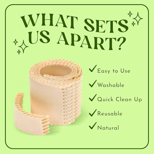 Image of MOOM Wax Strips & Applicator Sticks for Hair Removal - 96 & 30 Count | Reusable Polycotton Strips and Wood Applicator Sticks for Sugar Wax, Soft Wax, Body, Bikini, Face and Eyebrow Waxing