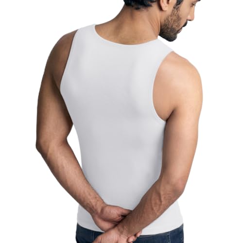 Image of dermawear Men Zenrik High Compression Shapewear Vest for Chest and Abdomen