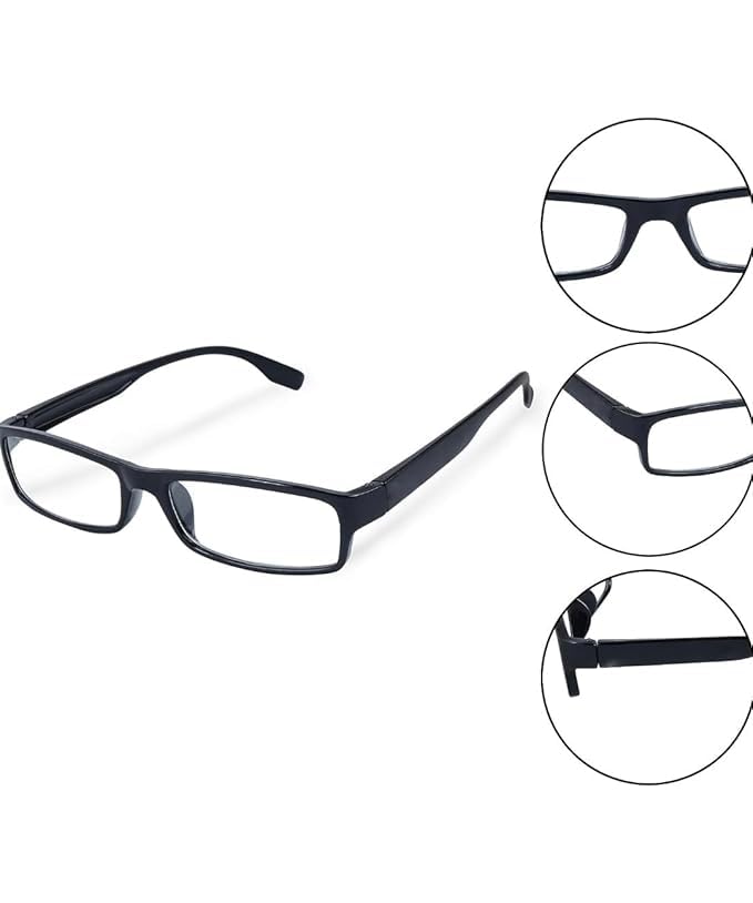 MOJOWEAR Full Rim Reading Glasses For Men And Women 2 Pcs Combo (+2.25) 1