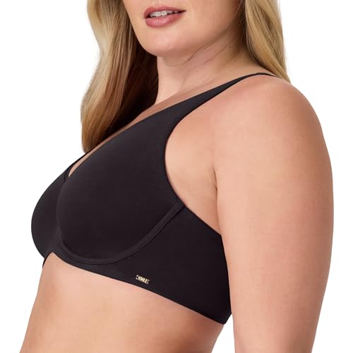 Image of Bali Womens Underwire Bra, Cotton Collection 2-ply Underwire Bra, Moisture-Wicking, Full Coverage, Convertible Straps