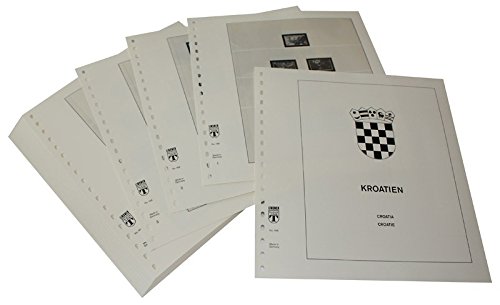 Feuilles pré-imprimées Croatie République pour organiser vos timbres vrac