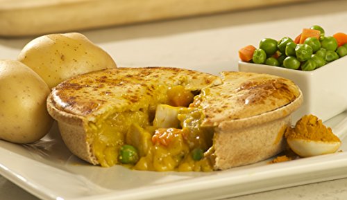 All Natural New Zealand Style Chicken Curry Meat Pies - 1 Dozen