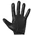 Pratt & Hart Guardia™ Men’s Leather Search Gloves for Tactical Law Enforcement, Shooting, and Driving Black Size S