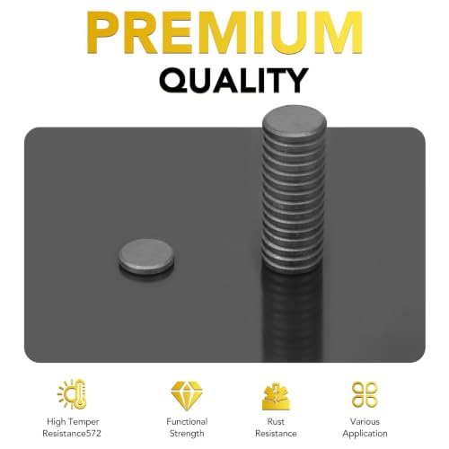 Image of DIYMAG Strong Adhesive Magnets,50p 0.79x0.12in Fridge Refrigerator Magnet