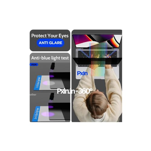 Image of Pxin Laptop Anti Bluelight and Anti Glare Screen Guard compatible with MacBook Air 13.6 | BLUV Lightblock Tech | Scratch Proof | Prevents bluelight | Eye Protection | No Dry Eyes