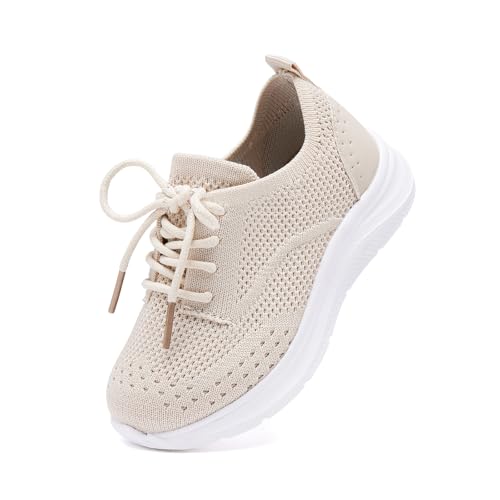 BMCiTYBM Toddler Boys Girls Slip On Shoes Comfortable Walking Sneakers Mesh Oxford Casual Dress Shoes School Uniform Loafers