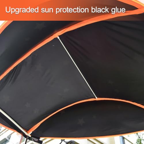 Cubierta para triciclo eléctrico azul y capota protectora de sol 6