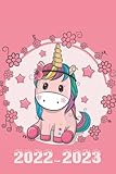  Agenda escolar 2022 2023: Agenda Escolares Unicornio para Estudiantes . Diaria y Mensual . Cuaderno Colegio Primaria ...