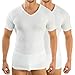 HERMKO 16488 2er Pack Herren Kurzarm Business Unterhemd mit V-Ausschnitt Shirt aus Baumwolle/Modal, Größe:D 5 = EU M, Farbe:weiß MI 4 günstig Kaufen-HERMKO 16488 2er Pack Herren Kurzarm Business Unterhemd mit V-Ausschnitt Shirt aus Baumwolle/Modal, Größe:D 5 = EU M, Farbe:weiß