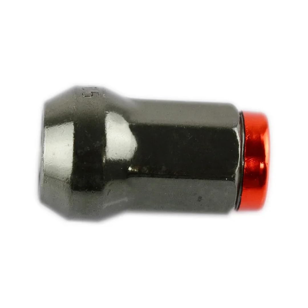 Tuerca De Rueda para Nissan, para Sukuzi, para Subaru, 20 Piezas Tuercas de Rueda de Acero para Coche M12x1.5/M12x1.25, Longitud 33mm