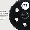 Meinl Percussion Turbo Cabasa Instrument - Small Shaker Instrument with Bead Chain - With Sound Ports - Wood / Stainless Steel, Black (CA5BK-S) #1