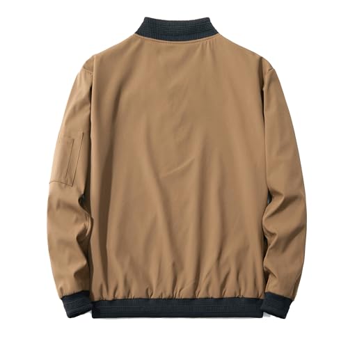 Image of URBANFIND Men's Slim Fit Lightweight Sportswear Jacket Casual Bomber Jacket
