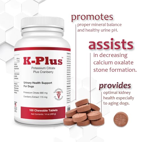 Image of Potassium Supplement for Dogs and Cats (3 Pack, Chewable Tablets)