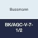 Bussmann BK/AGC-V-7-1/2 AGC Series Fuse, Fast Acting, Axial Leads, 7-1/2 Amp, 250V, Glass Tube, 1/4" x 1-1/4" (Pack of 100)