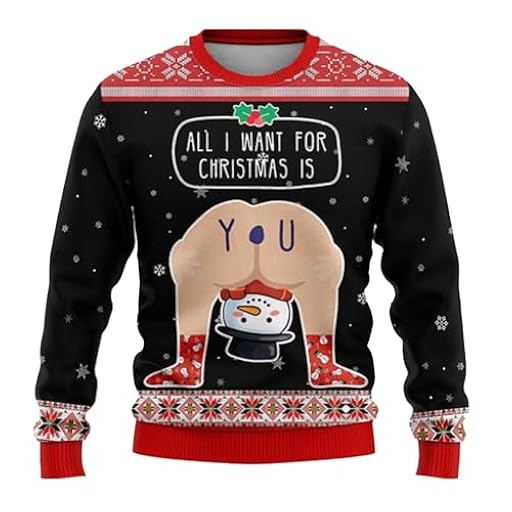 Jersey Navidad Hombre Ugly - Jersey Navideño Hombre Feo Gracioso Christmas Sudadera Hortera Sudaderas Ropa Sweaters Navideña Manga Larga Sweater Men Invierno Tops | Ya disponible en tu tienda friki favorita! En mundofriki.es! Jersey Navidad Hombre Ugly - Jersey Navideño Hombre Feo Gracioso Christmas Sudadera Hortera Sudaderas Ropa Sweaters Navideña Manga Larga Sweater Men Invierno Tops | Ya disponible en tu tienda friki favorita! En mundofriki.es!