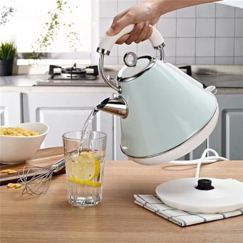 Tetera eléctrica retro de acero inoxidable 304 1.81 l miniatura 6
