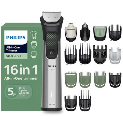 Philips India's No.1 Men's Trimmer | BeardSense Technology | 16-i...