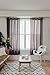 Umbra 244677-411-REM Cappa 1-1/4” Front and ¾” Back Windows-72 to 144” Double Drapery Rod, 72 to 144-Inches, Nickel