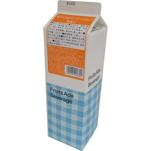 スミダ飲料 ホワイト&マンゴーシロップ 1000ml