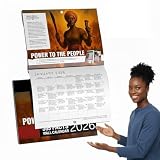 Black History Calendar 2026, 2026 Power to the People 365 Facts Calendar, Educational Inspirational Gift for History Enthusiasts,Power to the People, 17 x 11 Inches