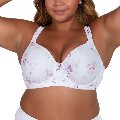 Image of Leading Lady, Brigitte Full Coverage, Underwire, Lightly Padded T-Shirt Bra, Side & Back Smoothing, Adjustable Straps,36A-54G