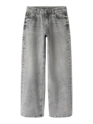 TWO SOON Mädchen Wide Leg Jeans Breite Denim Hose aus 100% Baumwolle Relaxed Fit Kinderjeans