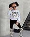KIDLAGA Toddler Girl Clothes Figure Graphic Drop Shoulder Top Pullover Leopard Print Pants Fall Winter Outfit Set(3-4T)
