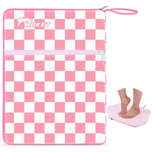 MBKET Wet Dry Bag, Embedded Towel Waterproof Bag, Wet Bag for Swimsuit with Two Zippered Pockets, Machine Washable