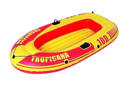 Jilong Canotto Tropicana 100, Canotto, 185x98x28cm, Giallo/Rosso