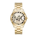Michael Kors Women’s Slim Runway Quartz Watch MK4561 Gold Stainless Steel